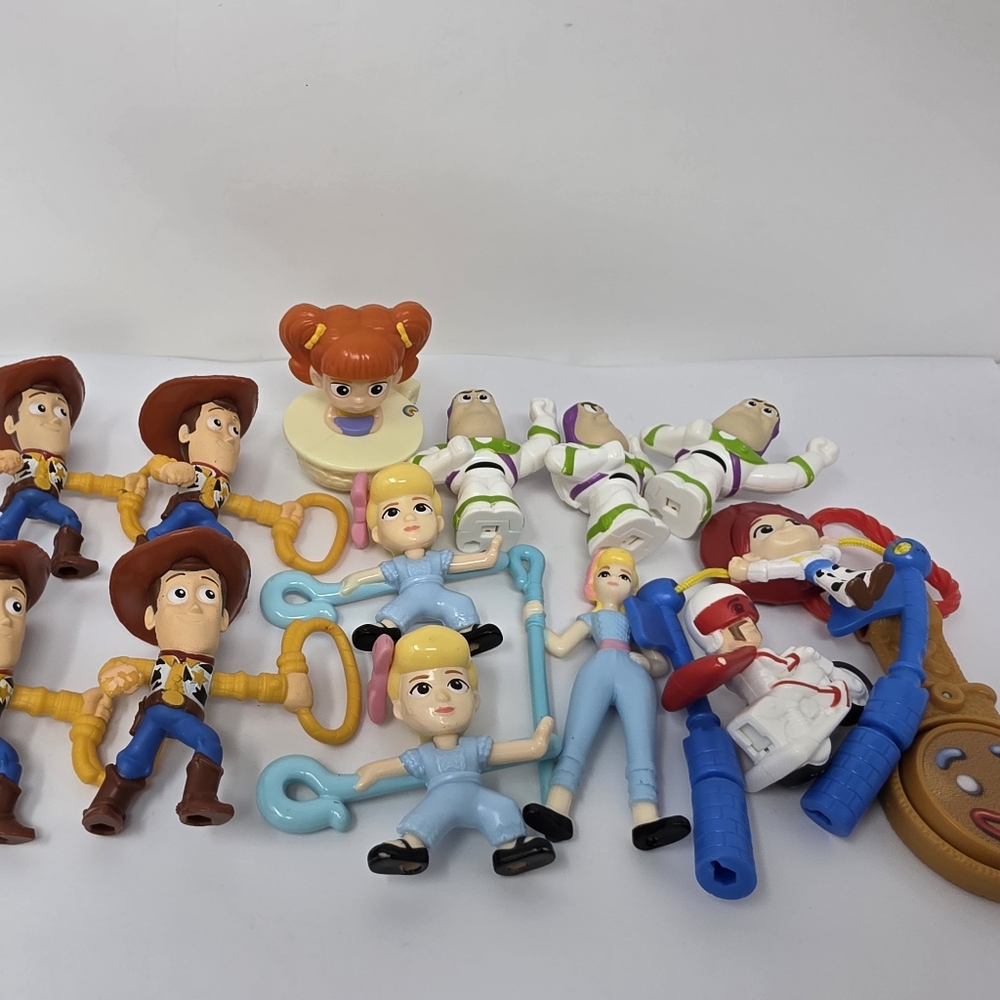 Disney Toy Story McDonald's Buzz Lightyear Woody Bo Peep Caboom Jessie